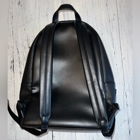 Michael Kors Pebbled Black Backpack